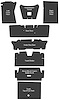 A4121A00 Sound Deadener 8-Piece EVA 1964-73 Ford Mustang; Coupe - image 1