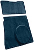 A4123612 Cargo Area Cut Pile Carpet Set 1974 Mustang II; Dark Blue