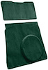A4123646 Cargo Area Cut Pile Carpet Set 1977 Mustang II; Jade Green