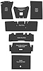 A4125A00 Sound Deadener 1965-73 Mustang Fastback; 7-Piece; EVA - image 1