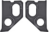 A5100104 Interior Kick Panels for 1960-1966 Chevrolet, GMC Truck, Suburban [With 6 in. Speaker Holes, Black, Pair] - image 1