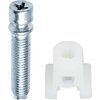A5789 Headlight Adjustment Screw 1962-71 GM Headlight 1/4"-28 x 1" Adjustment Screw with Nylon Nut - image 2