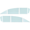 A6400101 Side Glass Set 1959-60 Impala; Bel Air; Biscayne; Green Tint; 4 Door Sedan; 8 Piece Set - image 1