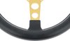 A8100316 1969-76 Firebird, GTO, Lemans, Tempest; Formula Steering Wheel; 3-7/8 in. Black Molded Grips; Gold Anodized Spokes - image 2