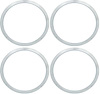 A8500503 1971-76 Firebird, Trans Am; Honeycomb Wheel Trim Ring; Stainless Steel; 15 in. x 7 in.; Set of 4 - image 1