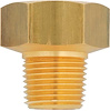 A8700119 1980-89 GM 231ci V6 Turbo; Brass Oil Drain Tube Adapter Fitting - image 1