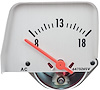 A912901 Console Volt Gauge 1968-69 Camaro; Silver Face