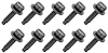 A9480K Bolt, 1/4-20 x 1" Dog Point Tip w/ Free Spinning Washer, Black Phosphate, 10 Piece Set - image 1