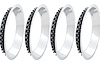 A9591010 Rally Wheel Trim Rings for 1958-1981 Chevy Camaro, Nova, Impala, Pontiac Firebird [14 X 7, 2-1/4]