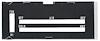 A9600108 1970-72 Camaro; Heater Control Lens; with Black Backing Paper; without AC - image 1