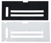 A9600108 1970-72 Camaro; Heater Control Lens; with Black Backing Paper; without AC - image 2