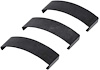 A9600117 1969-79 Chevrolet; Heater Control Lens Clip Set ; 3 Piece Set; Various Models - image 1