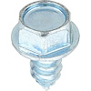 A9825 #14 x 1/2" Lg Tapping Screw w/ 5/16" Hex Washer Head, Zinc - image 1