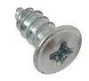 A9863 Phillips Head 8-18 x 3/8" Molding Screw, 9/32" Diameter Washer Head, Silver Zinc-Plated - image 3
