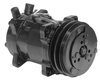 AC4510B Sanden 508 Style A/C Compressor w/ 2-Groove V-Belt Clutch Pulley, Black Finish, SD508/SD5H14 - image 2