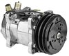 AC4510C Sanden 508 Style A/C Compressor w/ 2-Groove V-Belt Clutch Pulley, Chrome Finish, SD508/SD5H14 - image 2