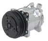 AC4510C Sanden 508 Style A/C Compressor w/ 2-Groove V-Belt Clutch Pulley, Chrome Finish, SD508/SD5H14 - image 3
