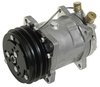AC4510N Sanden 508 Style A/C Compressor, w/ 2-Groove V-Belt Clutch Pulley, Natural Finish, SD508/SD5H14 - image 2