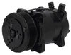 AC4514B Sanden 508 Style A/C Compressor w/ 7-Rib Serpentine Clutch Pulley, Black Finish, SD508/SD5H14 - image 3