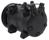 AC5104B Sanden 507 Style A/C Compressor w/ 2-Groove V-Belt Clutch Pulley, Black Finish, SD507/SD5H11 - image 3