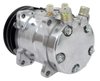 AC5104P Sanden 507 Style A/C Compressor w/ 2-Groove V-Belt Clutch Pulley, Polished Finish, SD507/SD5H11 - image 3