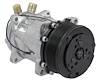 AC6698N Sanden 508 Style A/C Compressor w/ 8-Rib Serpentine Clutch Pulley, Natural Finish, SD508/SD5H14 - image 1