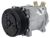 AC6698N Sanden 508 Style A/C Compressor w/ 8-Rib Serpentine Clutch Pulley, Natural Finish, SD508/SD5H14 - image 2