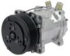 AC6698P Sanden 508 Style A/C Compressor w/ 8-Rib Serpentine Clutch Pulley, Polished Finish, SD508/SD5H14 - image 2