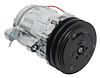 AC7170C Sanden 706 Style "Peanut" A/C Compressor w/ 2-Groove V-Belt Clutch Pulley - Chrome Finish - SD7B10 - image 1