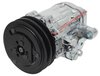 AC7170C Sanden 706 Style "Peanut" A/C Compressor w/ 2-Groove V-Belt Clutch Pulley - Chrome Finish - SD7B10 - image 2