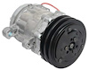 AC7170N Sanden 706 Style "Peanut" A/C Compressor w/ 2-Groove V-Belt Clutch Pulley - Natural Finish - SD7B10 - image 1