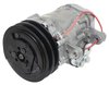 AC7170N Sanden 706 Style "Peanut" A/C Compressor w/ 2-Groove V-Belt Clutch Pulley - Natural Finish - SD7B10 - image 2