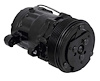 AC7176B Sanden 706 Style "Peanut" A/C Compressor w/ 6-Rib Serpentine Clutch Pulley - Black Finish - SD7B10 - image 1