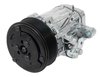 AC7178C Sanden 706 Style "Peanut" A/C Compressor w/ 8-Rib Serpentine Clutch Pulley - Chrome Finish - SD7B10 - image 2