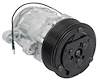 AC7178N Sanden 706 Style "Peanut" A/C Compressor w/ 8-Rib Serpentine Clutch Pulley - Natural Finish - SD7B10 - image 1