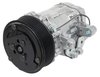 AC7178P Sanden 706 Style "Peanut" A/C Compressor w/ 8-Rib Serpentine Clutch Pulley - Polished Finish - SD7B10 - image 2