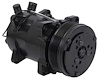AC9560B Sanden 508 Style A/C Compressor w/ 6-Rib Serpentine Clutch Pulley, Black Finish, SD508/SD5H14 - image 1