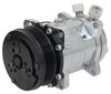 AC9560C Sanden 508 Style A/C Compressor w/ 6-Rib Serpentine Clutch Pulley, Chrome Finish, SD508/SD5H14 - image 2