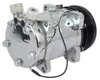 AC9560C Sanden 508 Style A/C Compressor w/ 6-Rib Serpentine Clutch Pulley, Chrome Finish, SD508/SD5H14 - image 4