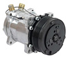 AC9560N Sanden 508 Style A/C Compressor w/ 6-Rib Serpentine Clutch Pulley, Natural Finish, SD508/SD5H14 - image 1