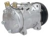 AC9560N Sanden 508 Style A/C Compressor w/ 6-Rib Serpentine Clutch Pulley, Natural Finish, SD508/SD5H14 - image 4
