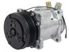 AC9560P Sanden 508 Style A/C Compressor w/ 6-Rib Serpentine Clutch Pulley, Polished Finish, SD508/SD5H14 - image 2