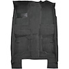 AM1109301 1970-73 American Motors Hornet; 4-Door Sedan or Wagon; 1-Piece Complete Molded Carpet w/ Tails; Loop; Black - image 1