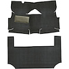 AM1173501 1966-68 American Motors American; 2-Door Convertible; 2-Piece Complete Molded Carpet Set; Loop; Black - image 1