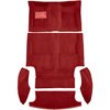 AM1188529 1969-70 American Motors AMX; 4-Speed Shifter; 5-Piece Complete Molded Carpet Set; Cutpile; Dark Red / Carmine - image 3