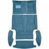 AM1188541 1969-70 American Motors AMX; 4-Speed Shifter; 5-Piece Complete Molded Carpet Set; Cutpile; Ocean Blue / Bright Blue - image 2