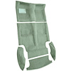 AM1188548 1969-70 American Motors AMX; 4-Speed Shifter; 5-Piece Complete Molded Carpet Set; Cutpile; Willow Green - image 1