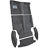 AM1188733 1969-70 American Motors AMX; Automatic Transmission; 5-Piece Complete Molded Carpet Set; Cutpile; Graphite - image 1