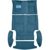 AM1188741 1969-70 American Motors AMX; Automatic Transmission; 5-Piece Complete Molded Carpet Set; Cutpile; Ocean Blue / Bright  - image 2
