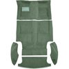 AM1188748 1969-70 American Motors AMX; Automatic Transmission; 5-Piece Complete Molded Carpet Set; Cutpile; Willow Green - image 2